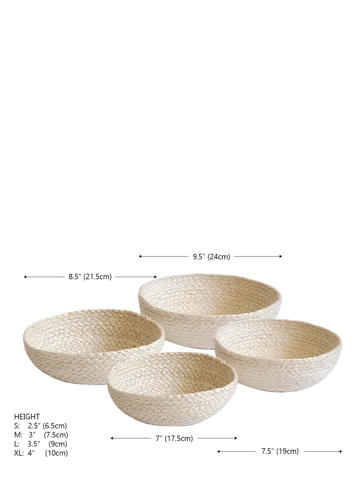 Kata Candy Bowl - White (Set of 4)-7