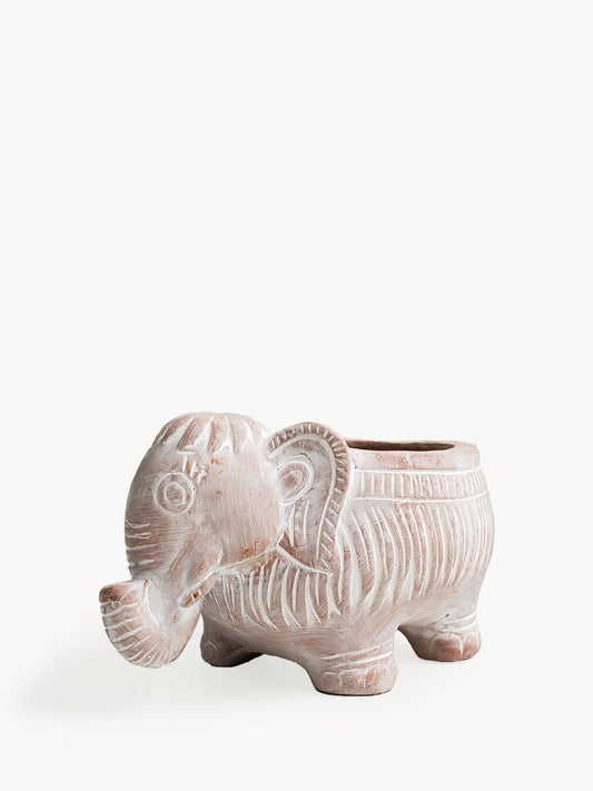 Terracotta Pot - Elephant-0