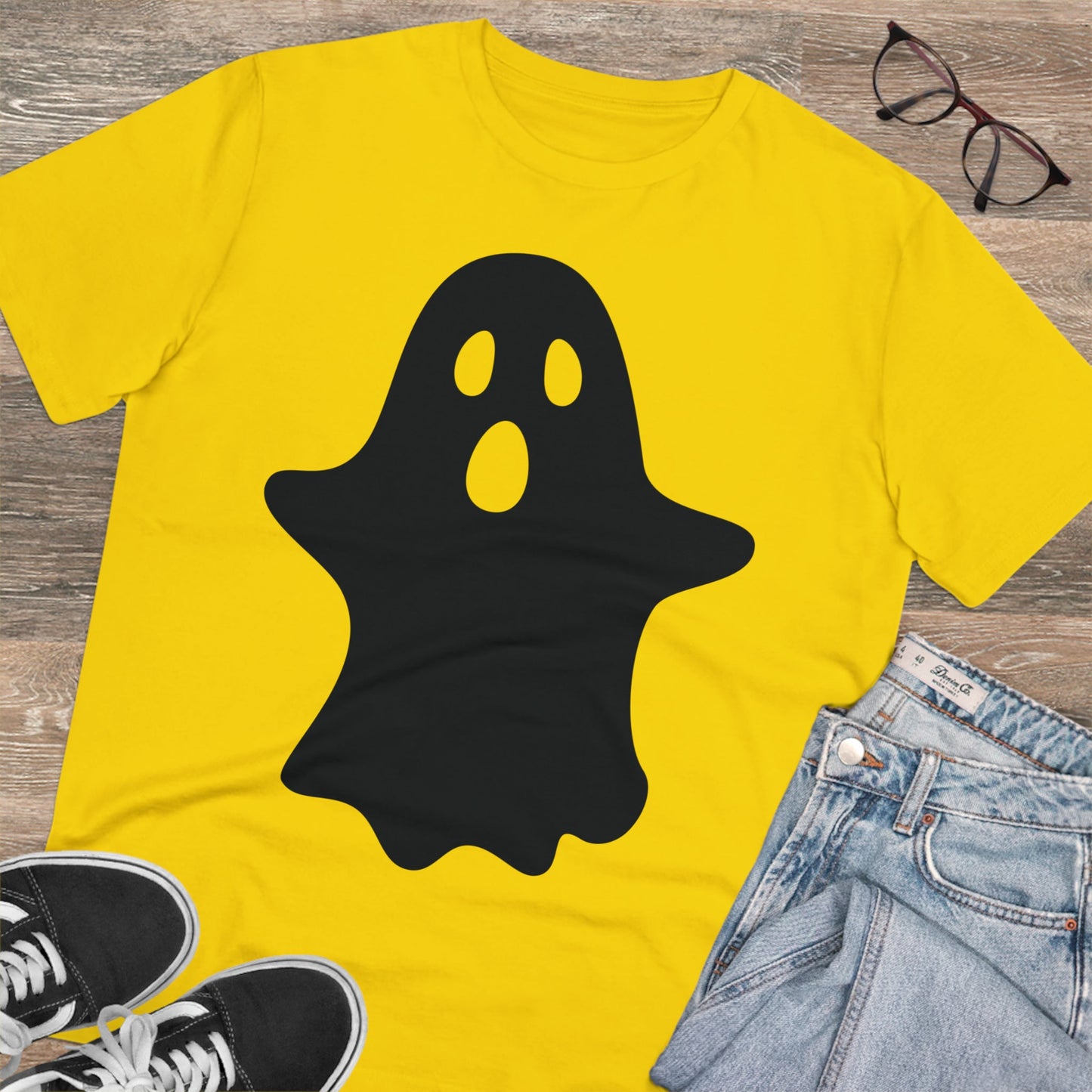 Ghost Halloween Organic T-shirt - Unisex-30