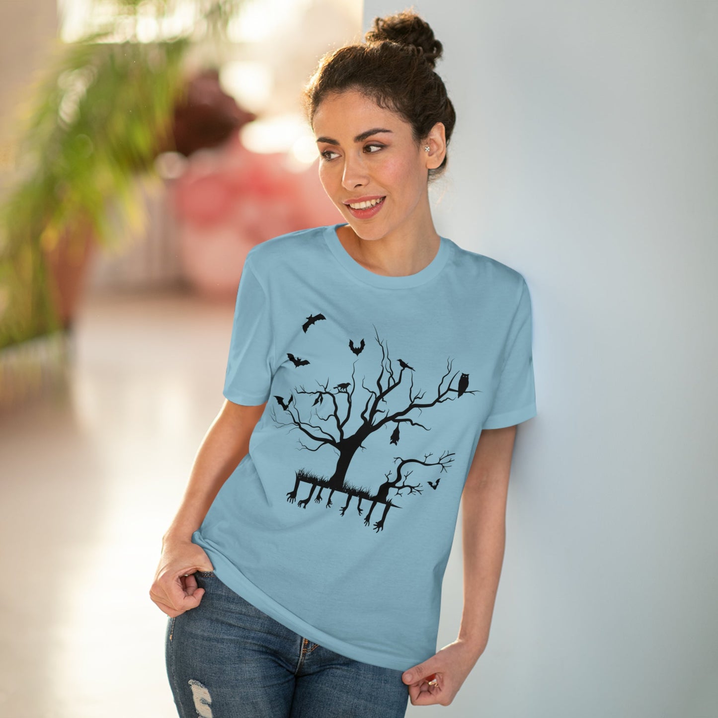 Halloween Branch Organic Creator T-shirt - Unisex-14