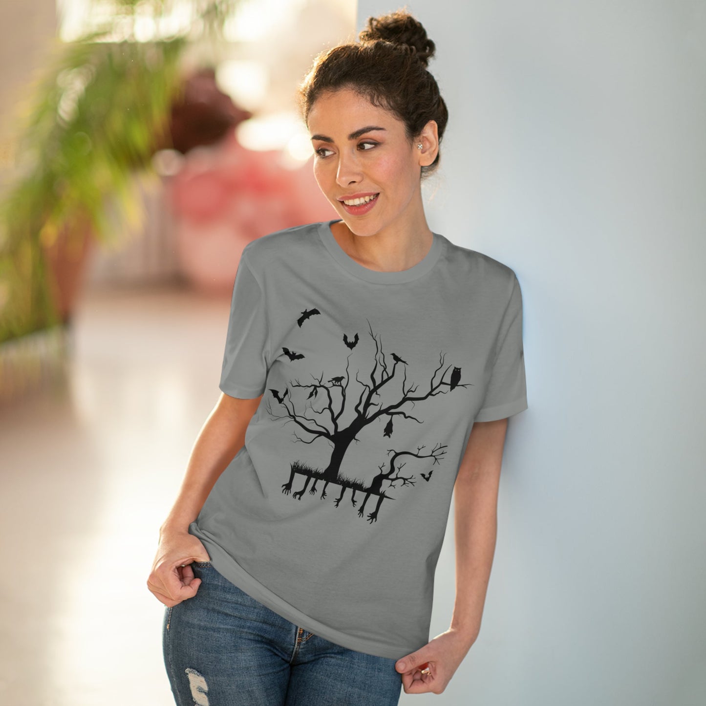 Halloween Branch Organic Creator T-shirt - Unisex-12