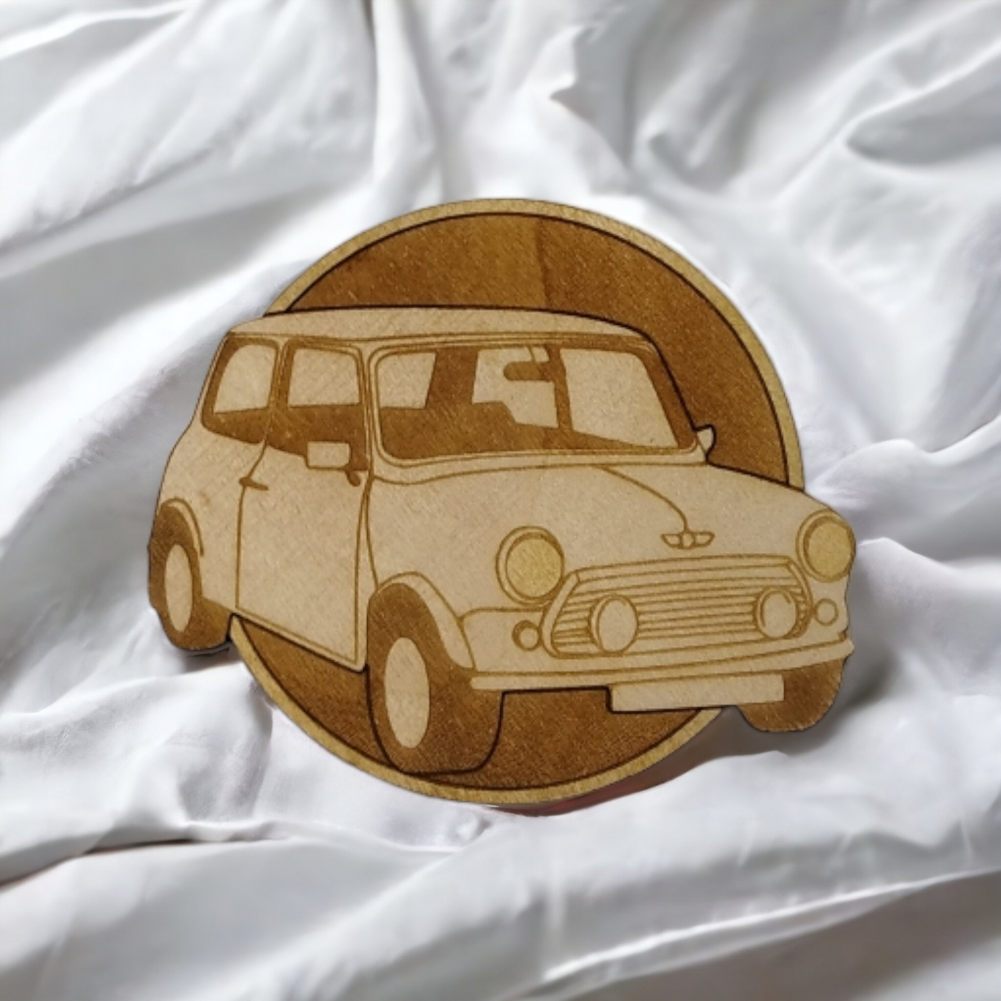 Set of 6 Classic Cars Wooden Coasters - Handmade Gift - Housewarming - Wood Kitchenware-6