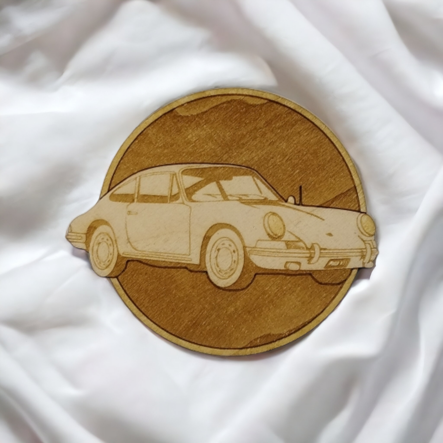 Set of 6 Classic Cars Wooden Coasters - Handmade Gift - Housewarming - Wood Kitchenware-8