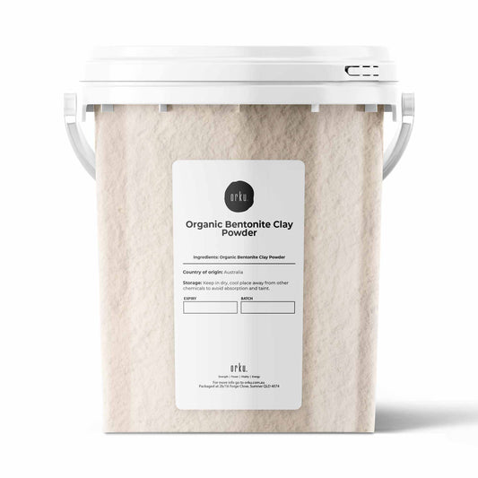 1.1Kg Organic Sodium Bentonite Clay Powder Tub Bucket - Cosmetic Montmorillonite-0
