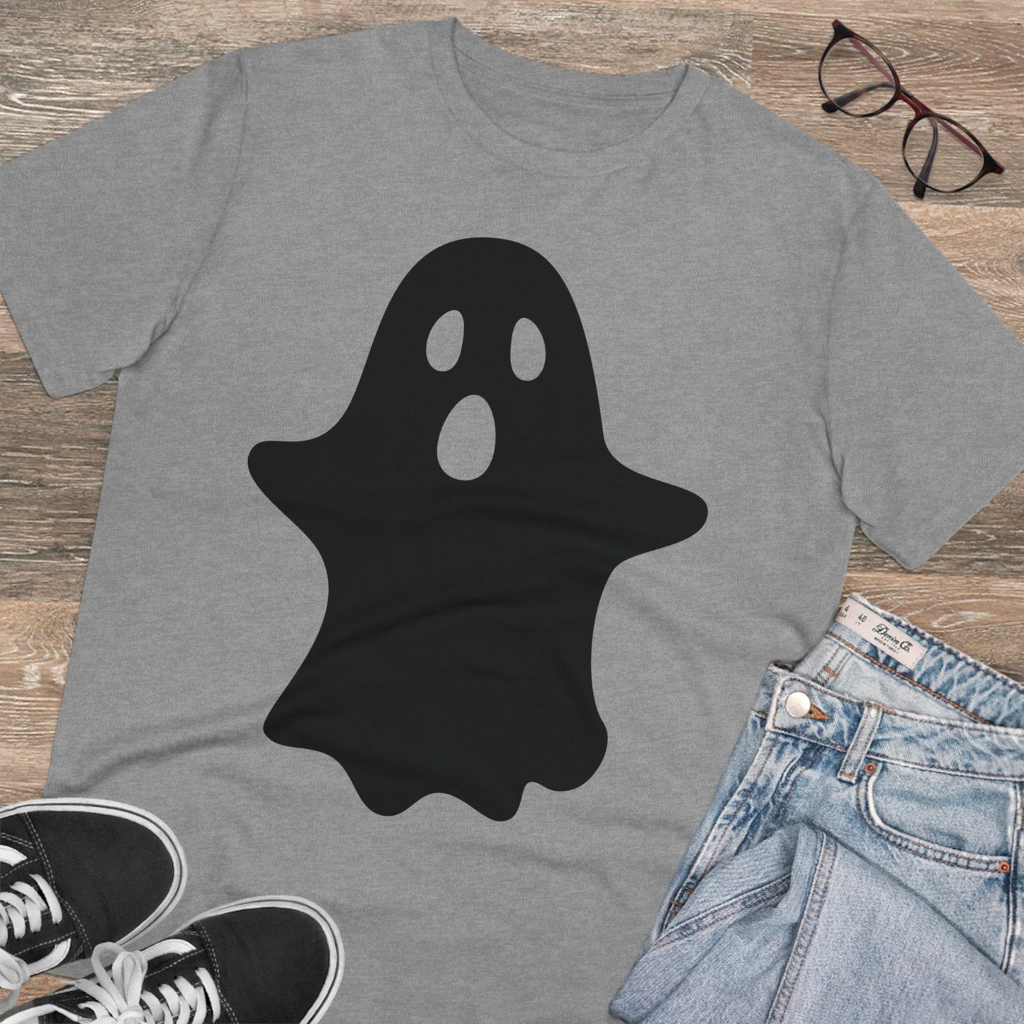 Ghost Halloween Organic T-shirt - Unisex-42