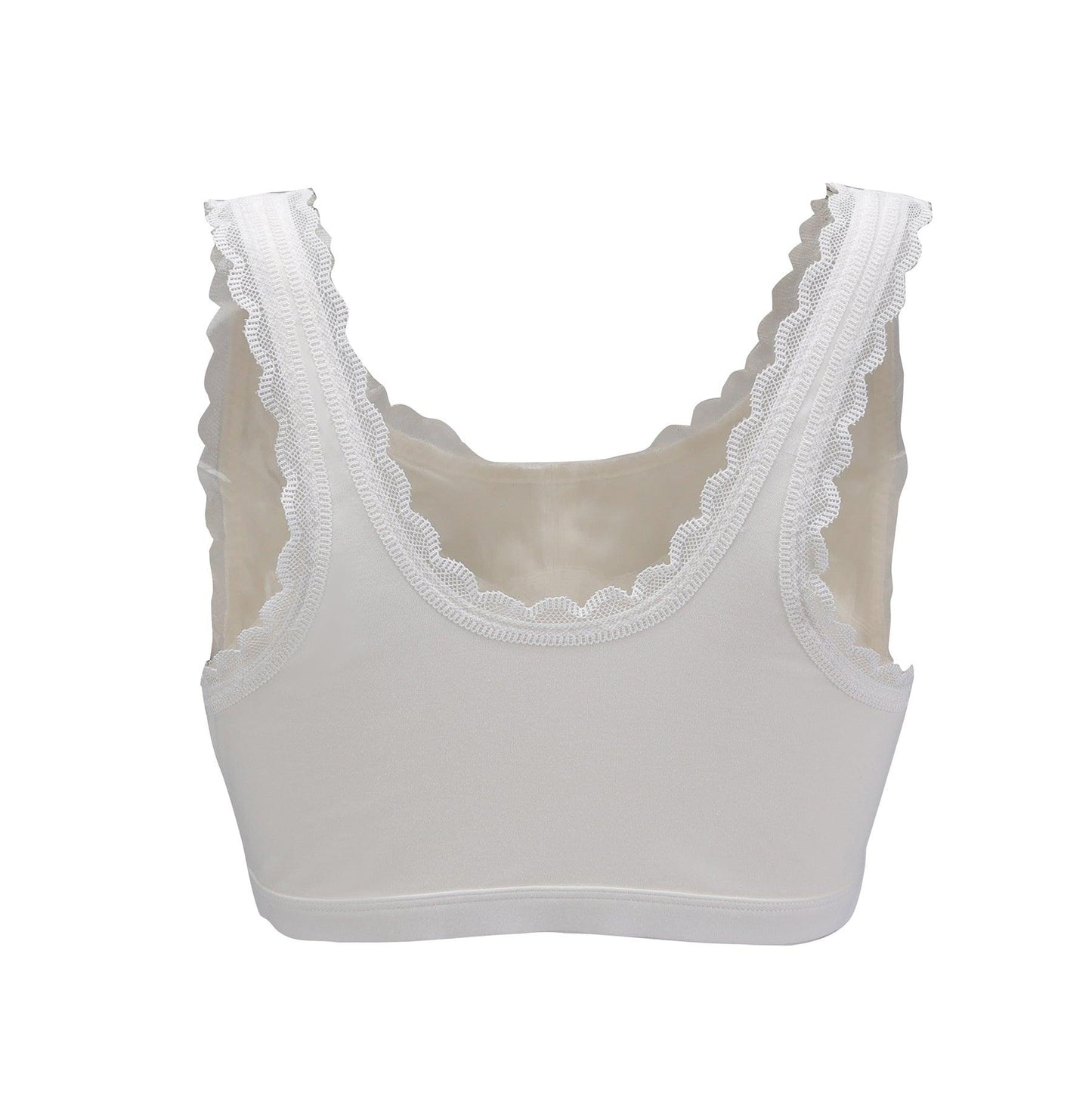 Georgia - Silk Back Support Full Coverage Wireless Organic Cotton Bra-16