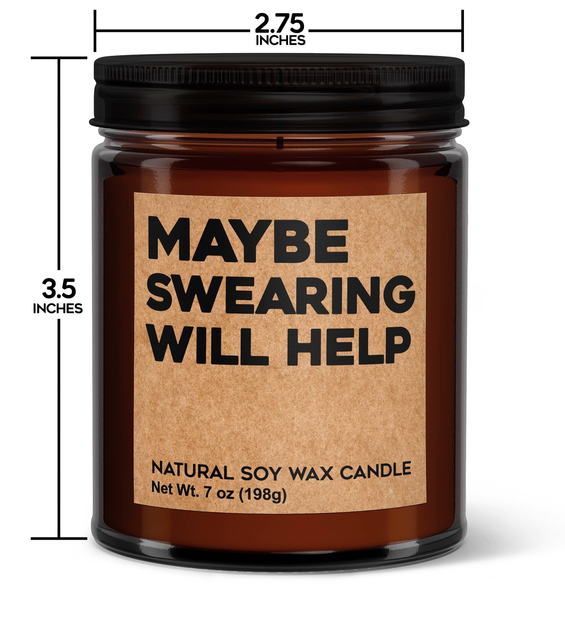 Maybe Swearing Will Help Soy Candle - Votive Soy Candle-1