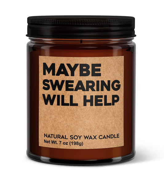Maybe Swearing Will Help Soy Candle - Votive Soy Candle-0