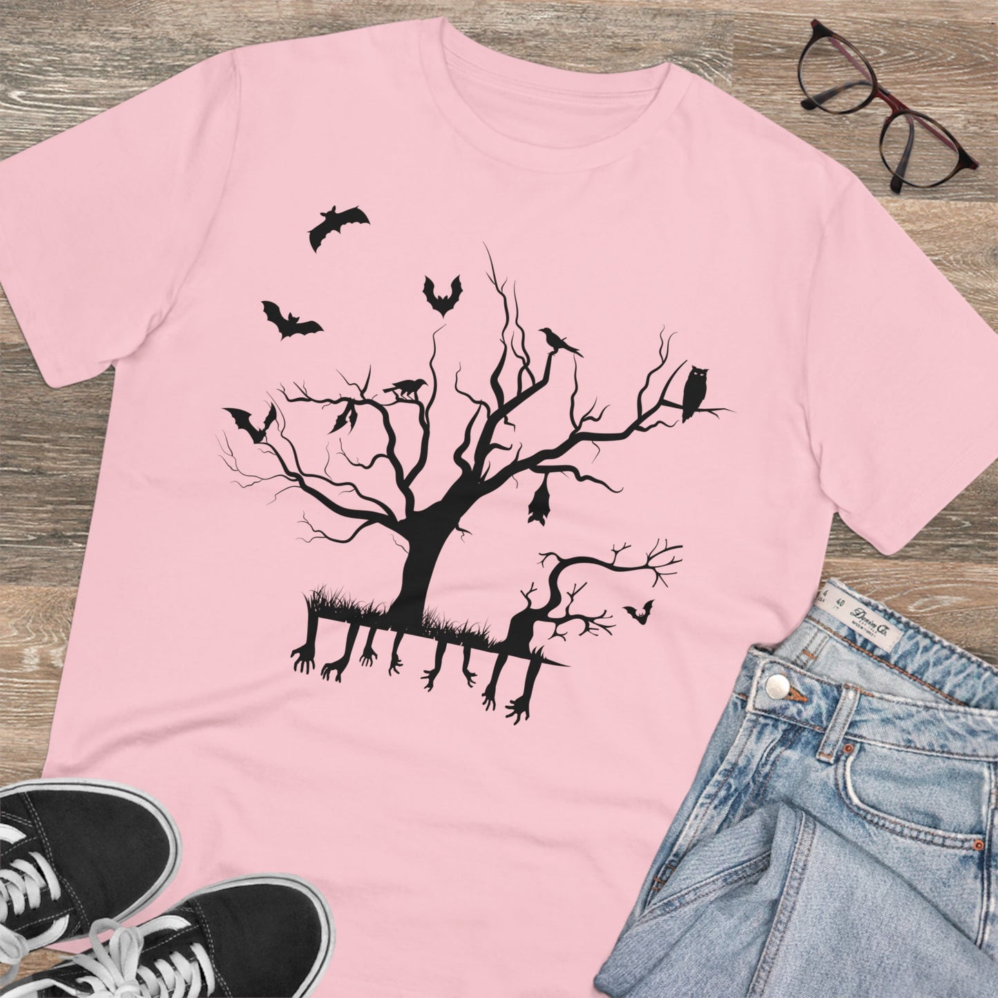 Halloween Branch Organic Creator T-shirt - Unisex-37