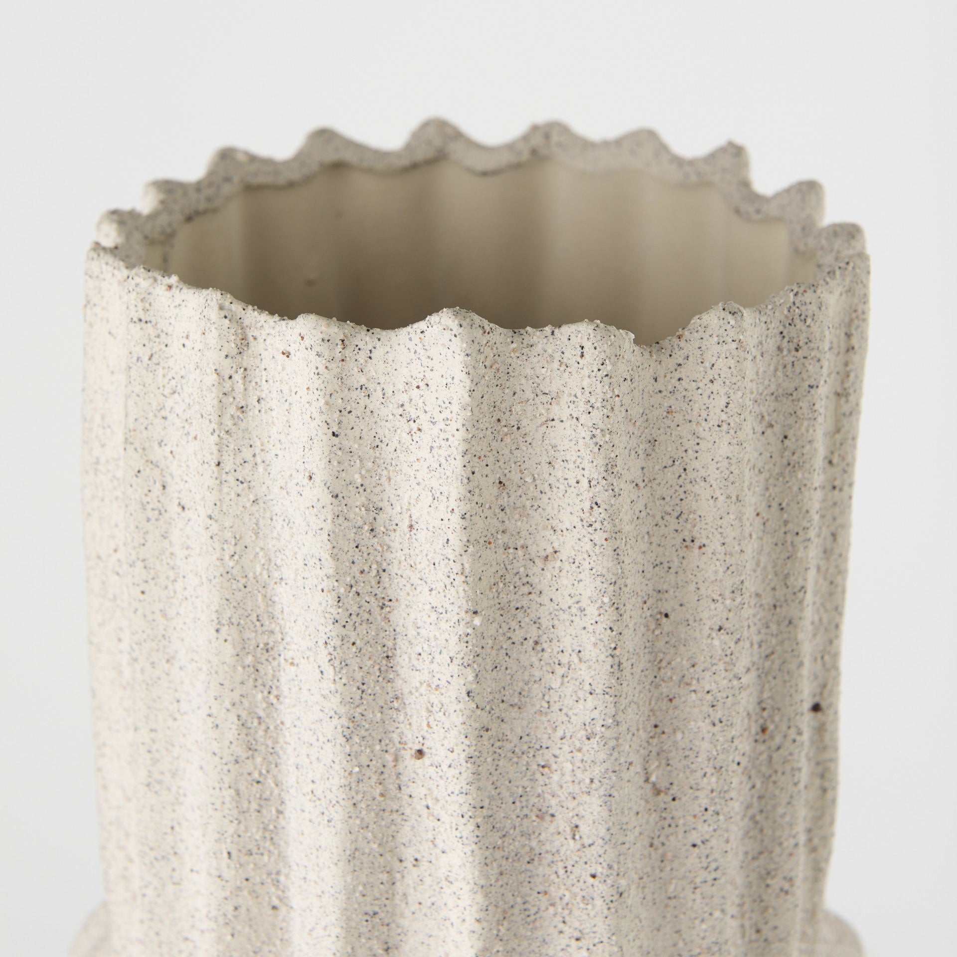23" Jumbo Organic Textured Sand Vase-3