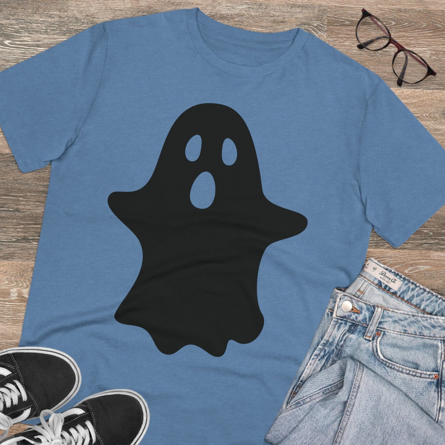 Ghost Halloween Organic T-shirt - Unisex-38