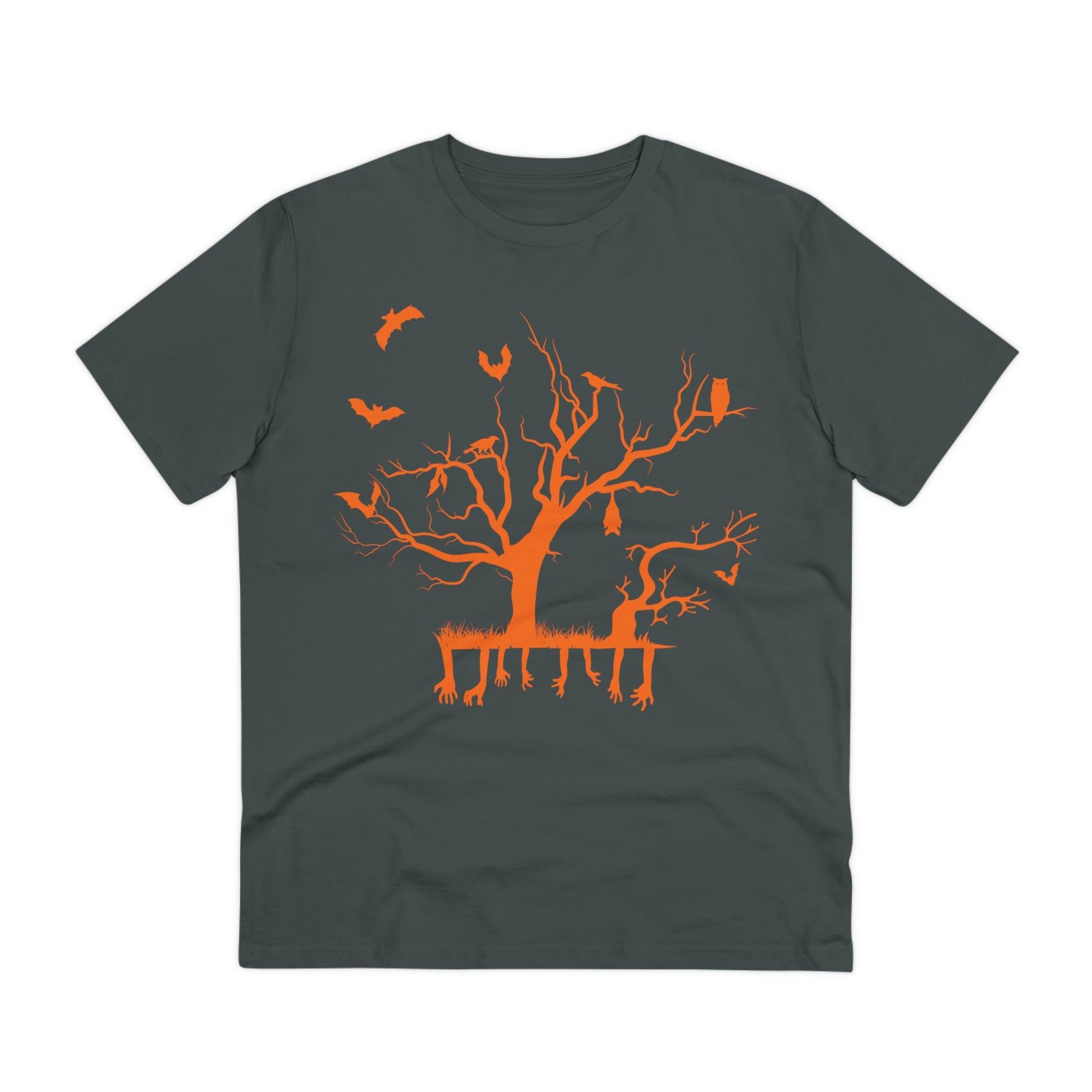 Halloween Branch Orange Organic Creator T-shirt - Unisex-28