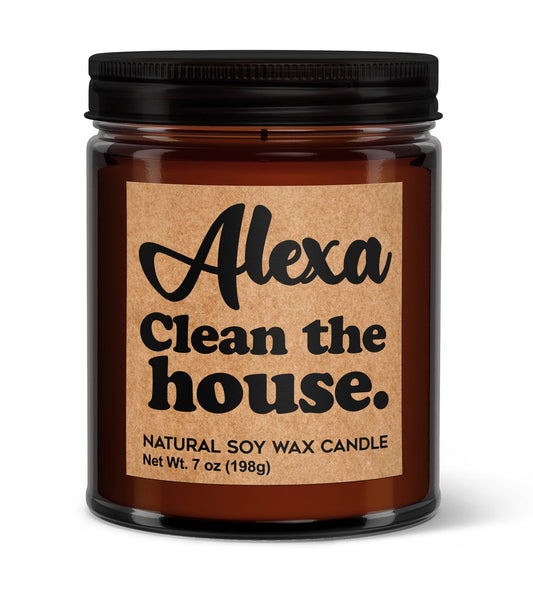 Alexa Clean the House Soy Candle - Votive Soy Candle-0