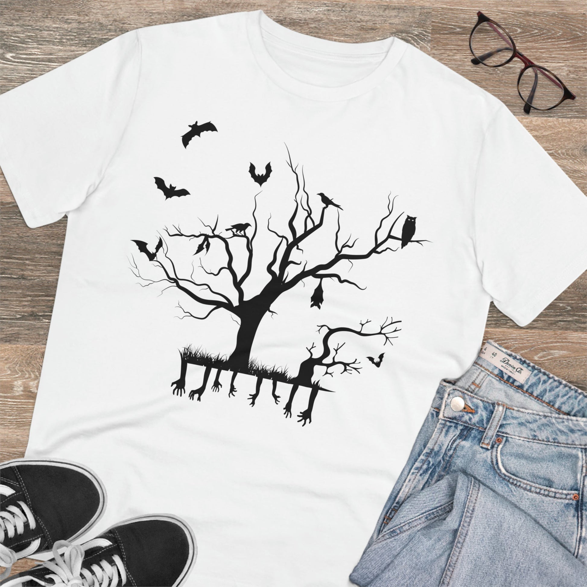 Halloween Branch Organic Creator T-shirt - Unisex-27