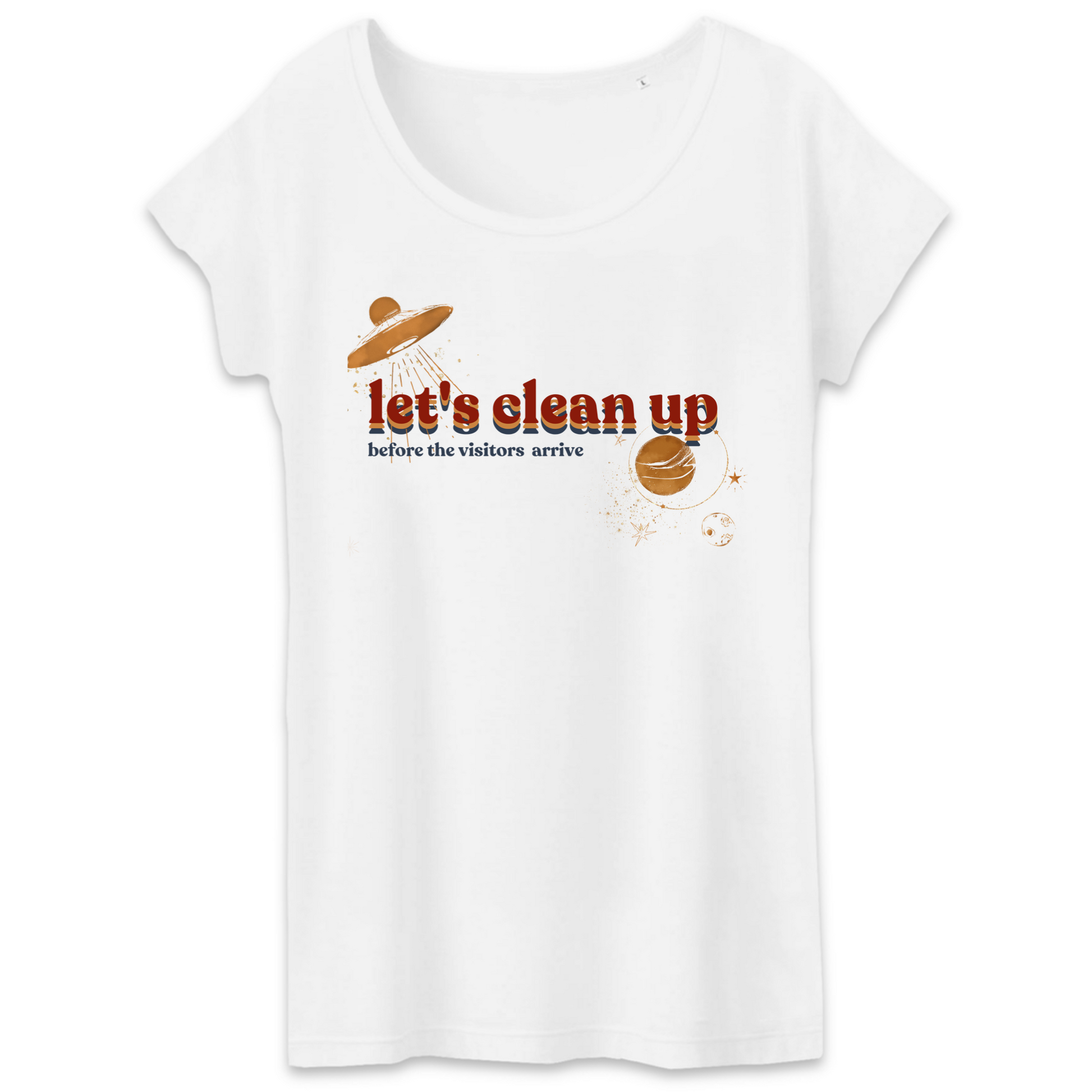 Let's Clean Up Organic Cotton Tee-1