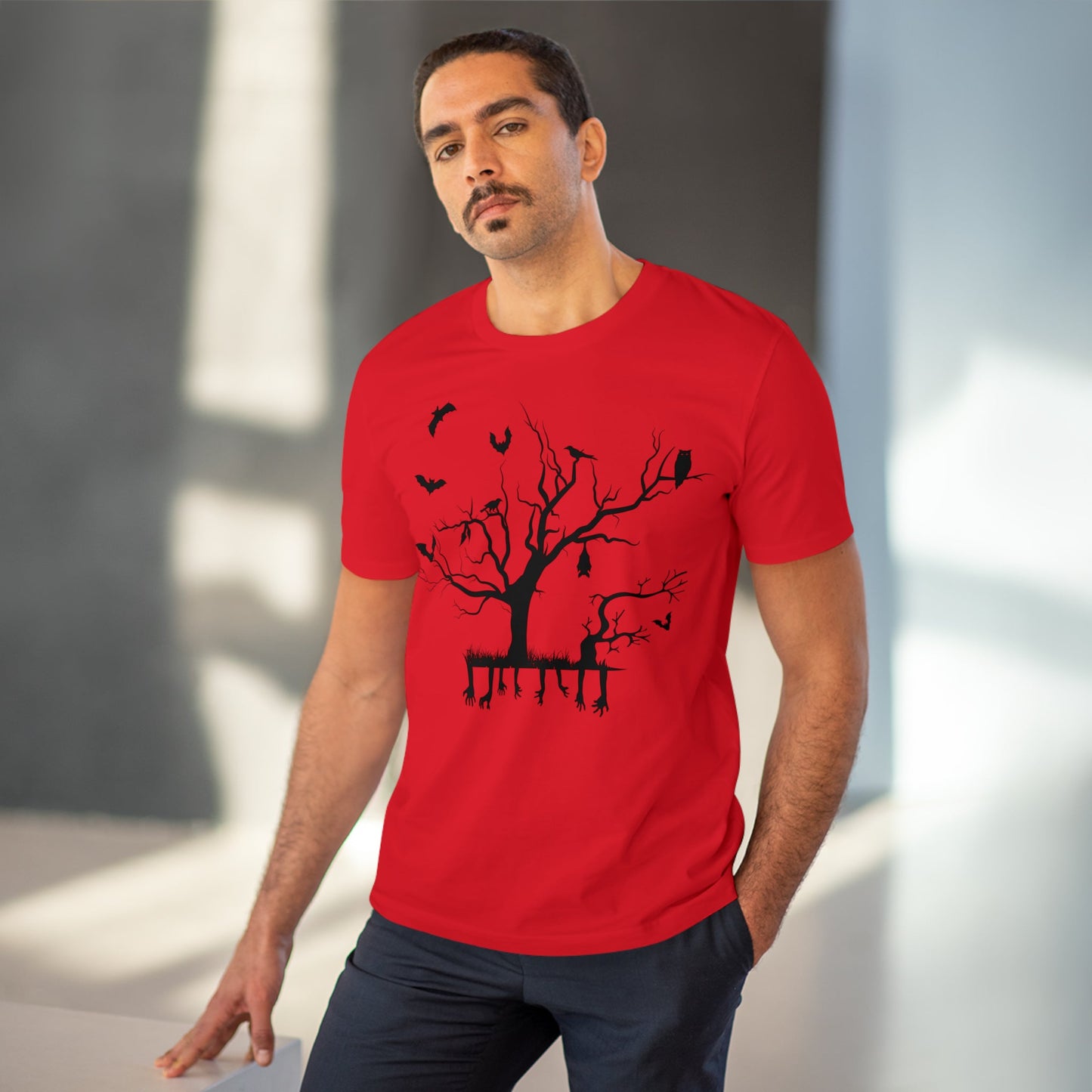 Halloween Branch Organic Creator T-shirt - Unisex-34
