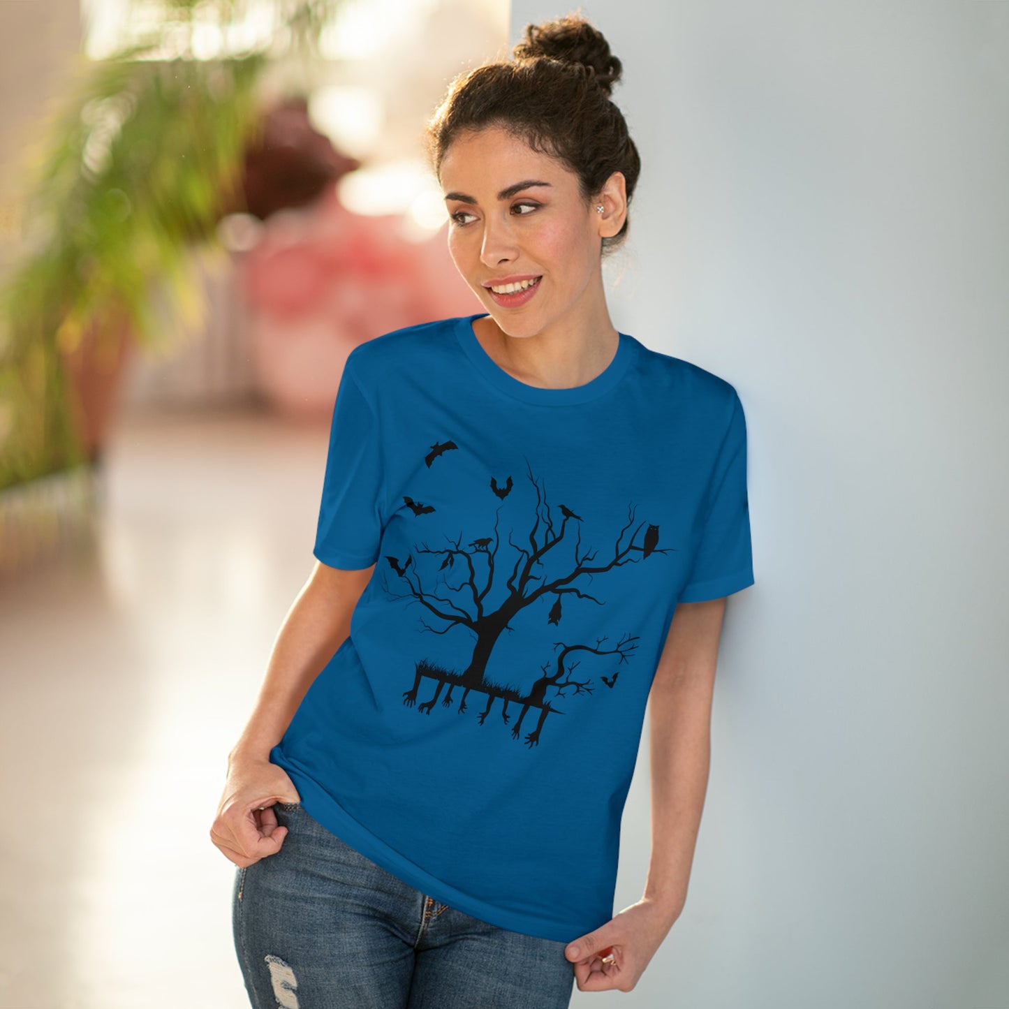 Halloween Branch Organic Creator T-shirt - Unisex-13