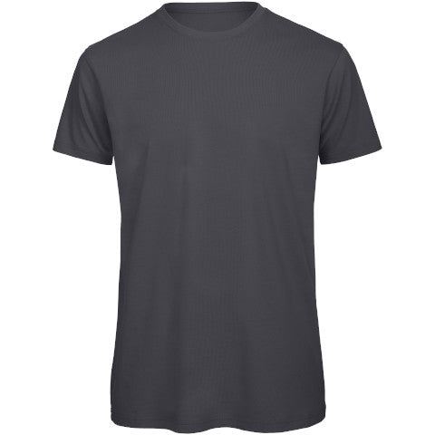 B&C Inspire Organic Men's T-Shirt - Dark Grey-0