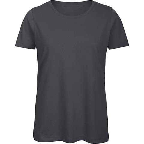 B&C Inspire Organic Women's T-shirt - Dark Grey-0