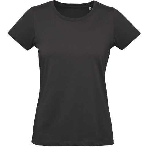B&C Women's Inspire Plus Organic T-Shirt - Black-0