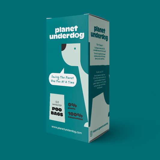 120 Planet Underdog Compostable Dog Poop Bags - Green Box-0