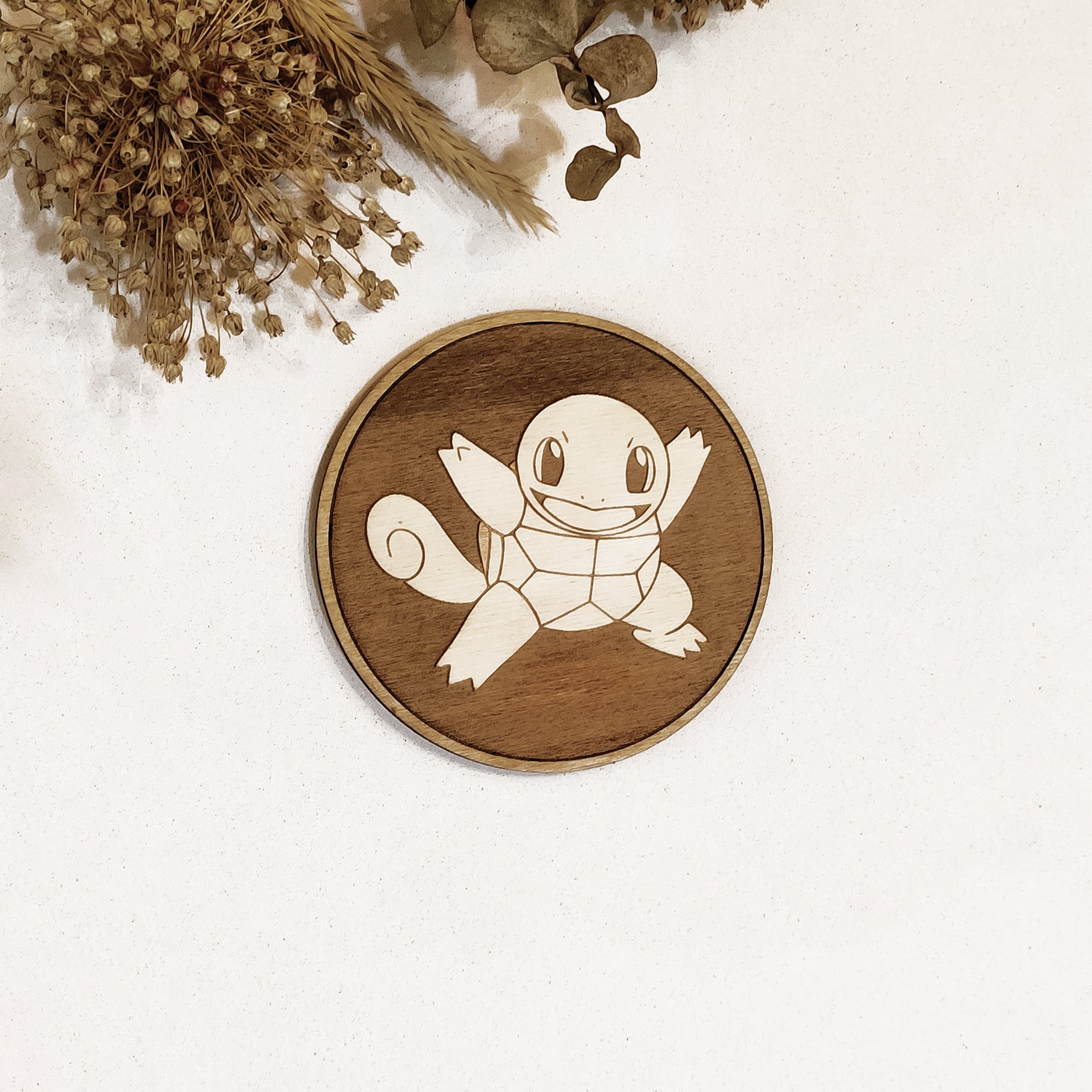 Set of 6 Pokemon Wooden Coasters - Handmade Gift - Housewarming - Wood Kitchenware-4