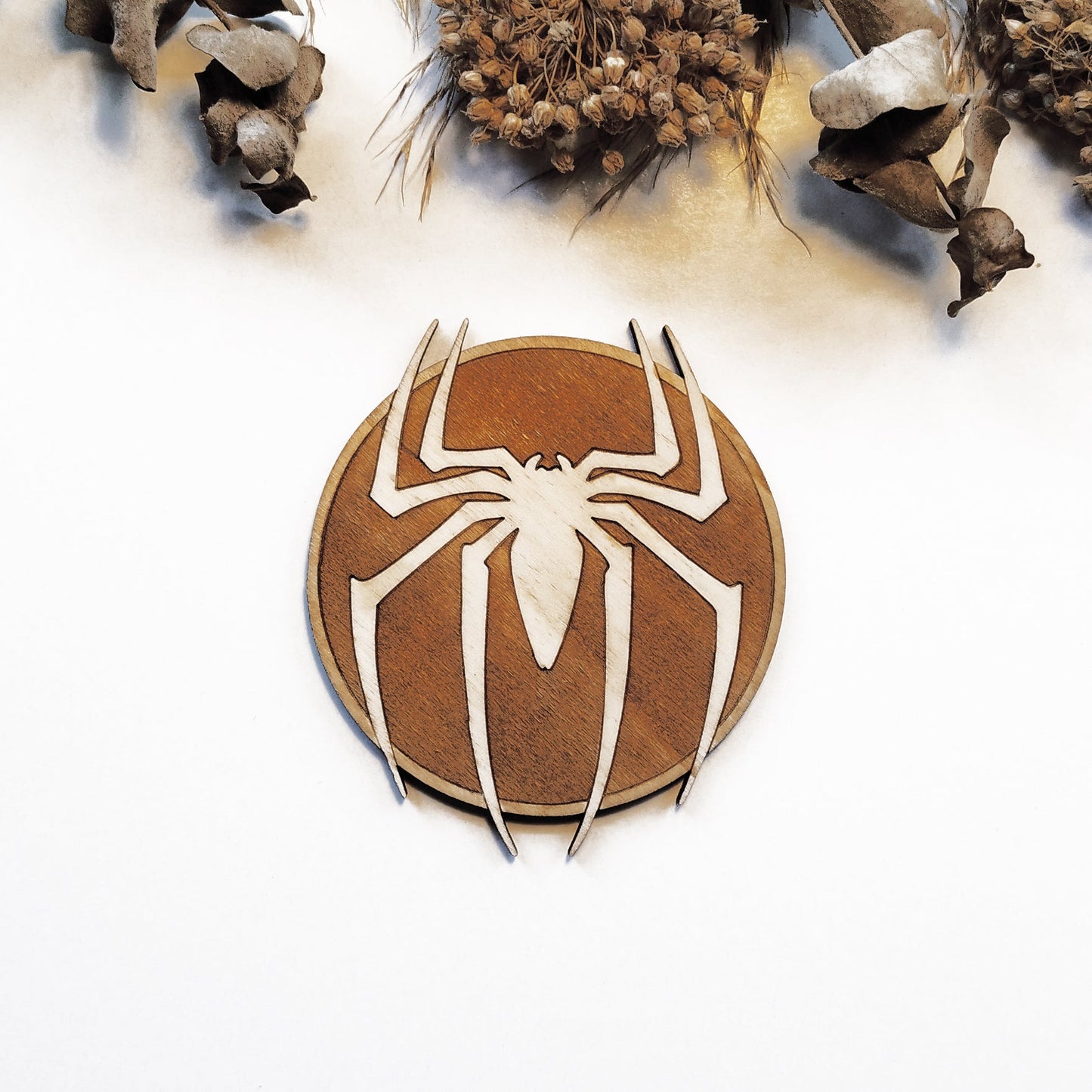 Set of 6 Superheroes Wooden Coasters - Handmade Gift - Housewarming - Wood Kitchenware-4