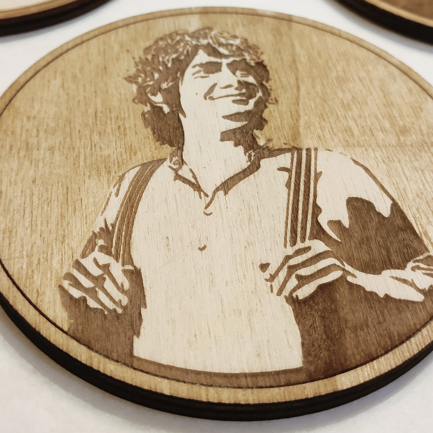 Set of 6 The Hobbit Wooden Coasters - Handmade Gift - Housewarming - Wood Kitchenware-2