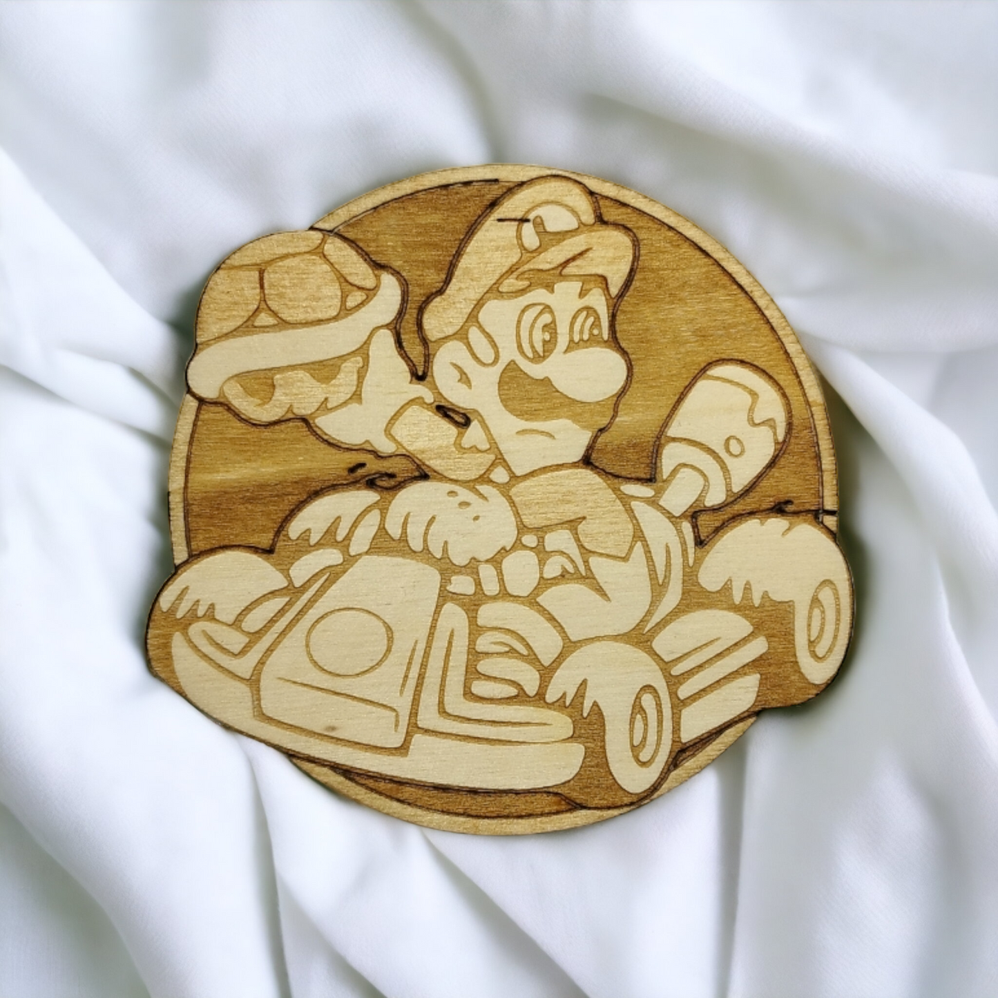 Set of 6 Mario Kart Wooden Coasters - Handmade Gift - Housewarming - Wood Kitchenware - Guardians of The Galaxy-4