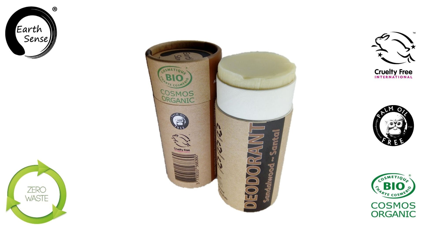MINI BUNDLE - 3 x 100ml Organic Certified Natural Deodorant - Sandalwood-2