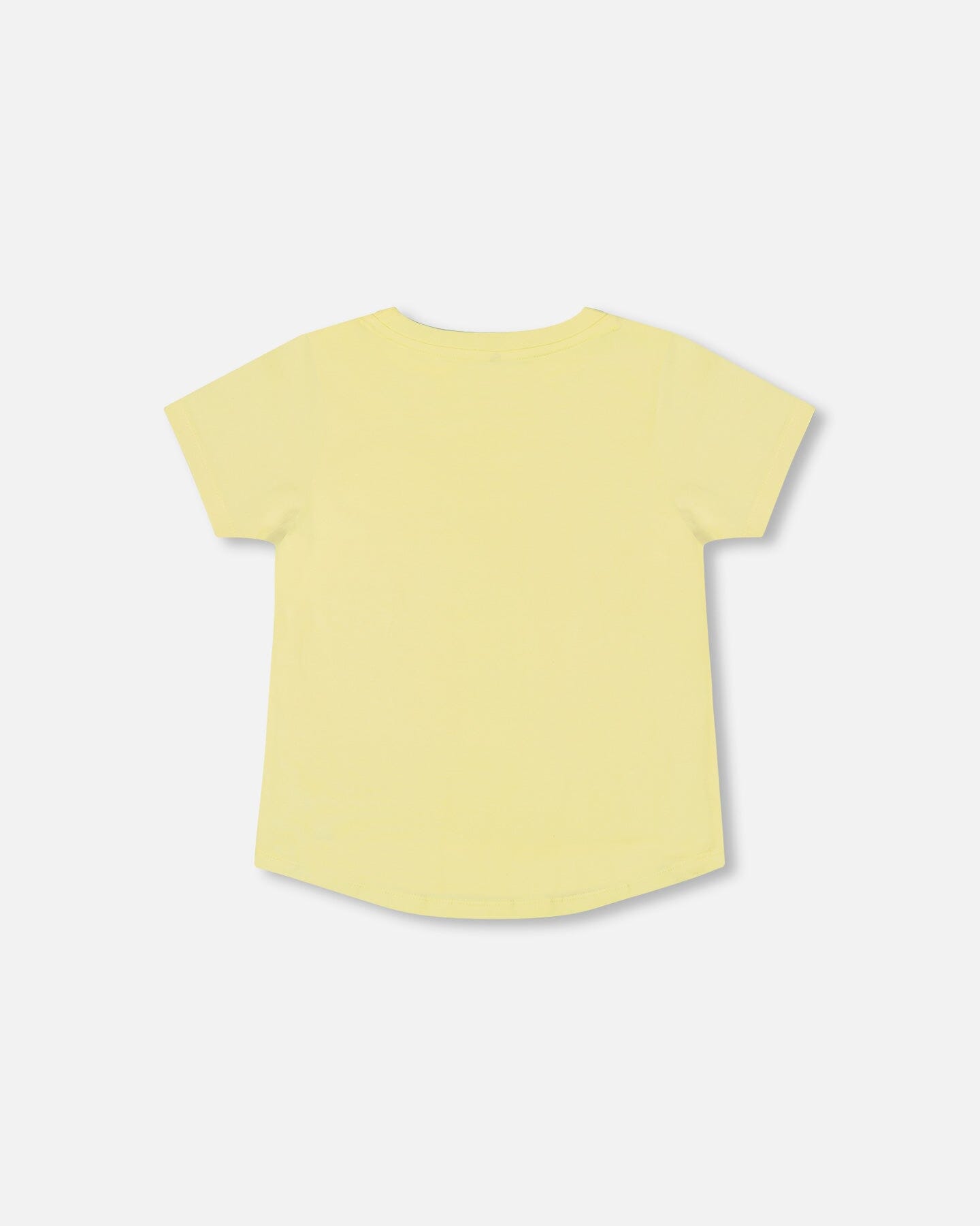 Organic Cotton T-Shirt With Print Lime-3