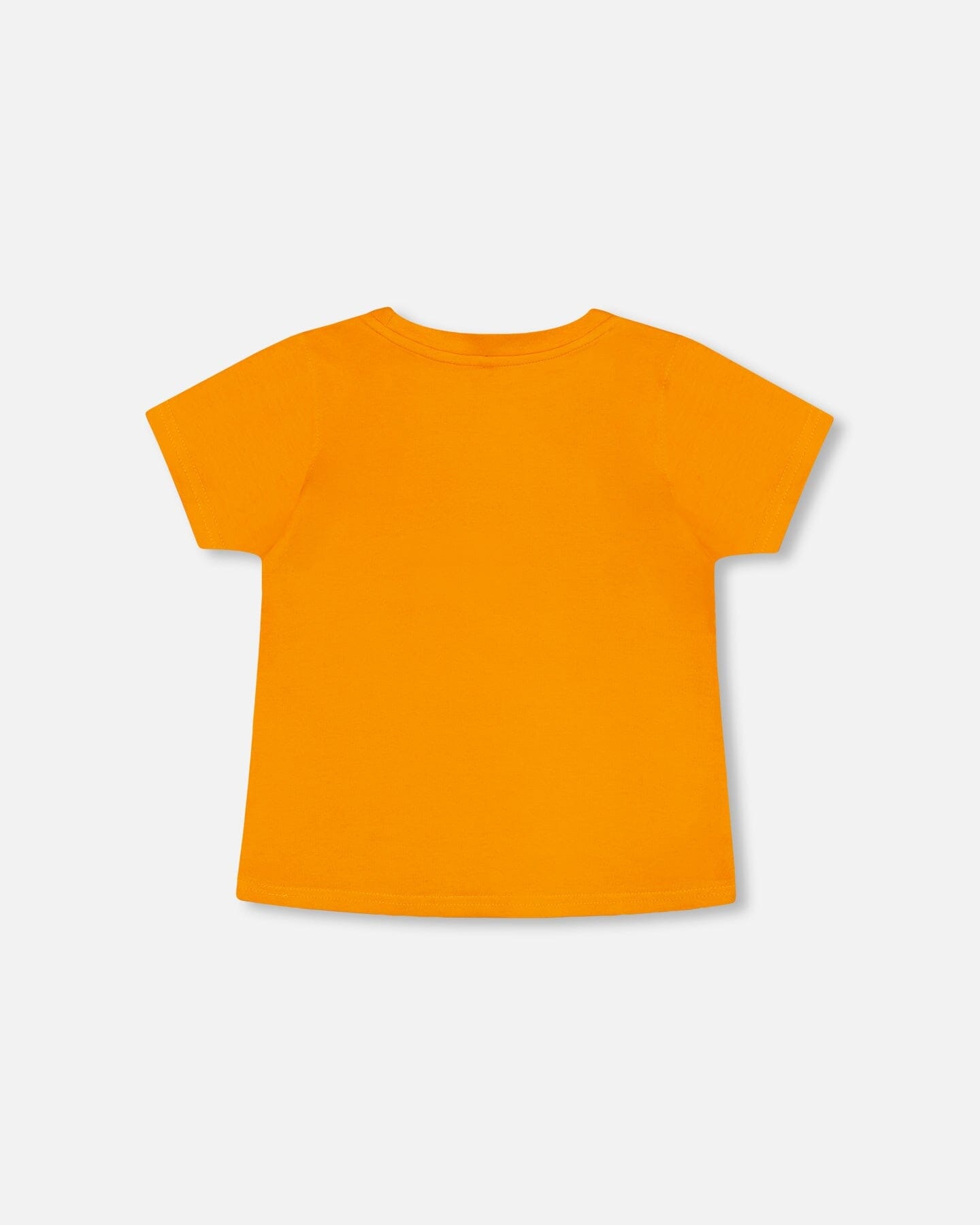 Organic Cotton T-Shirt With Print Orange-2