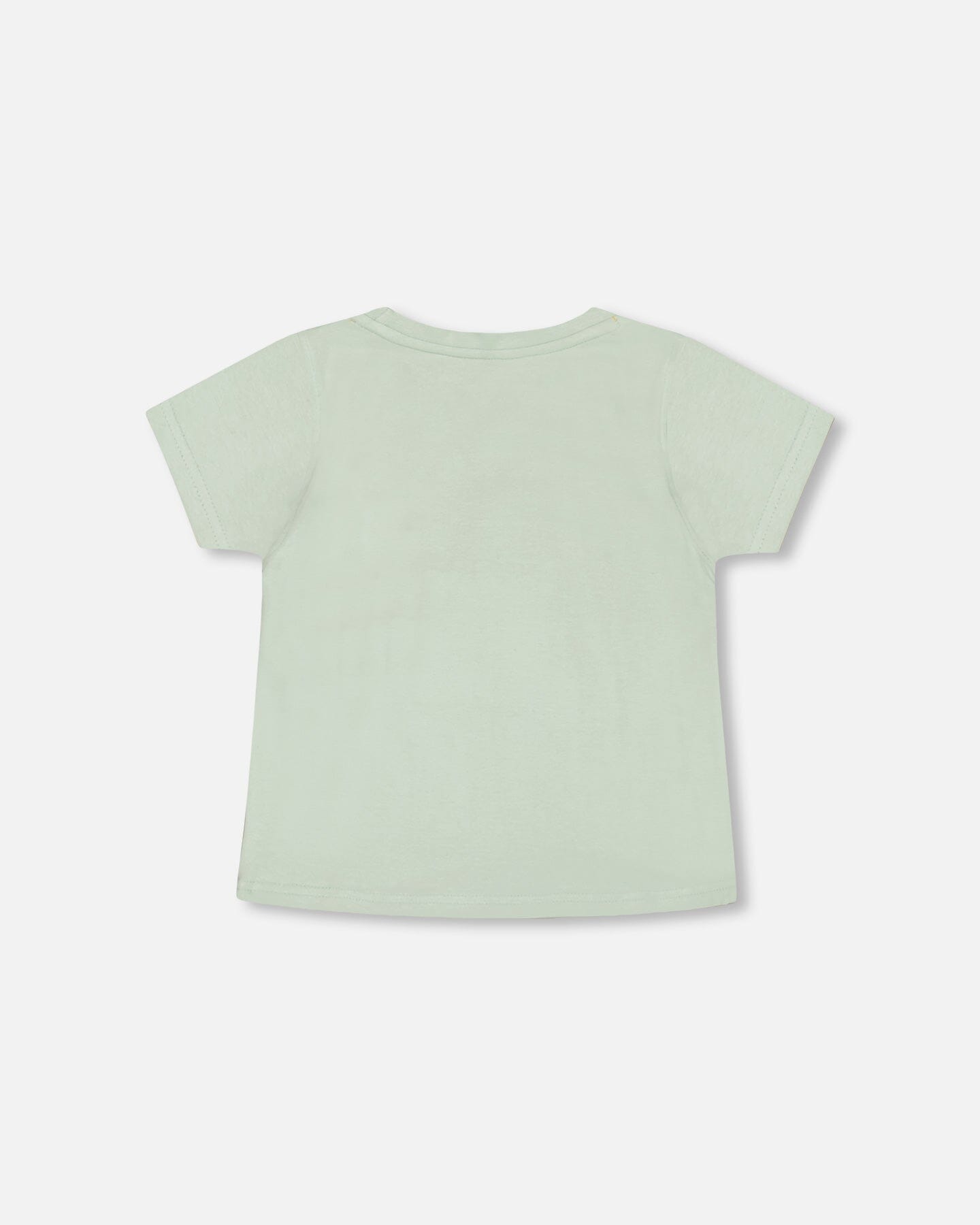 Organic Cotton T-Shirt With Print Mint-3