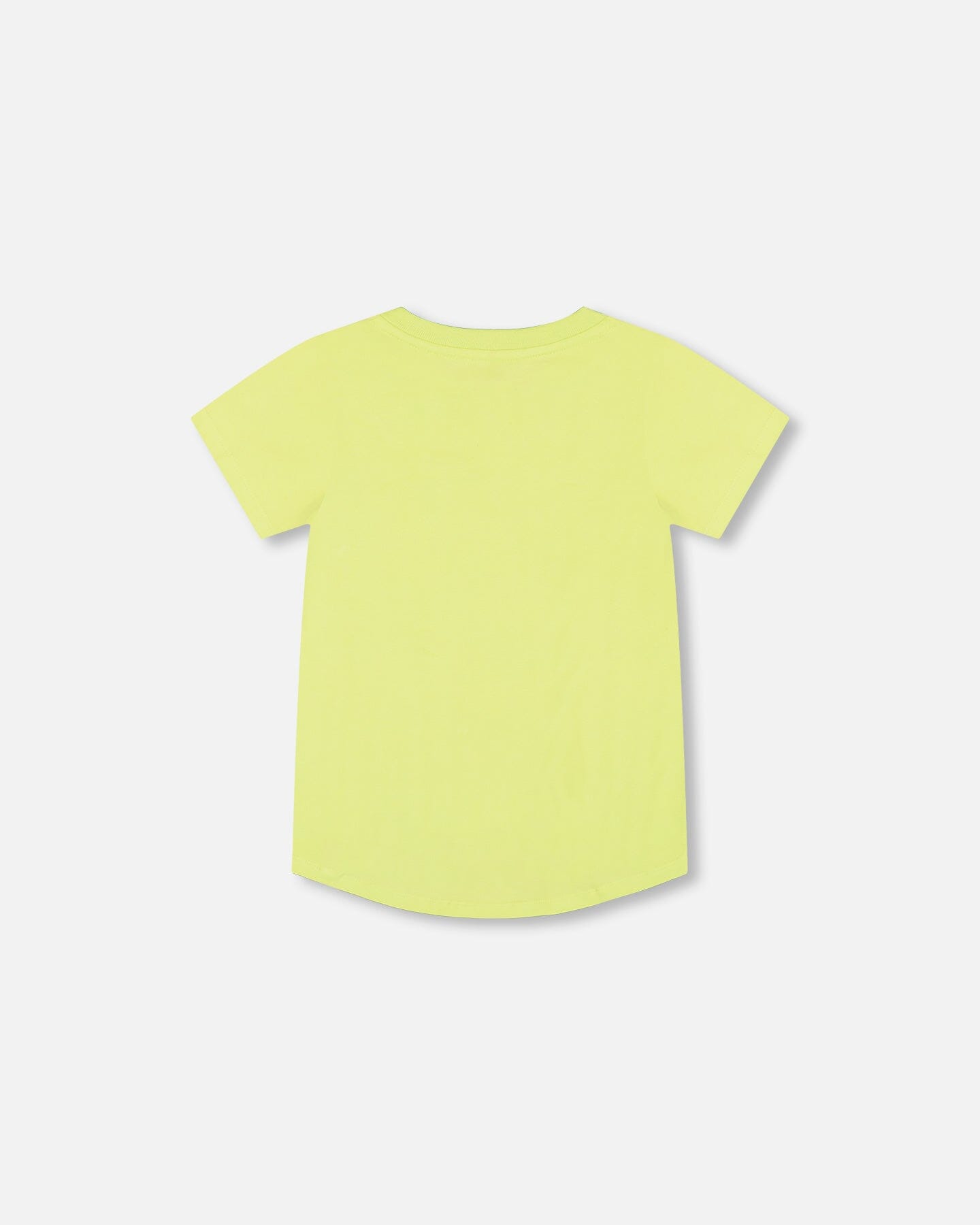 Organic Cotton T-Shirt With Sneaker Print Lime-3