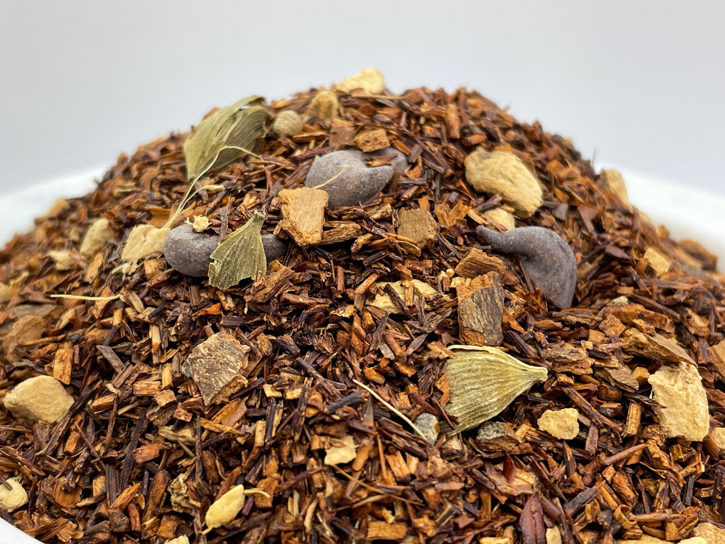 Witchy Pooh's Chocolate Chip Chai Loose Leaf Rooibos Herbal Tea with Real Chocolate Chips!-1