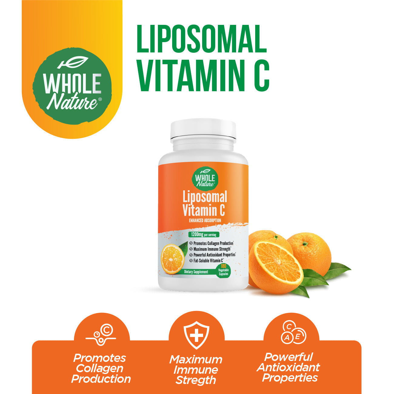 Whole Nature Liposomal Vitamin C  1200 mg-9