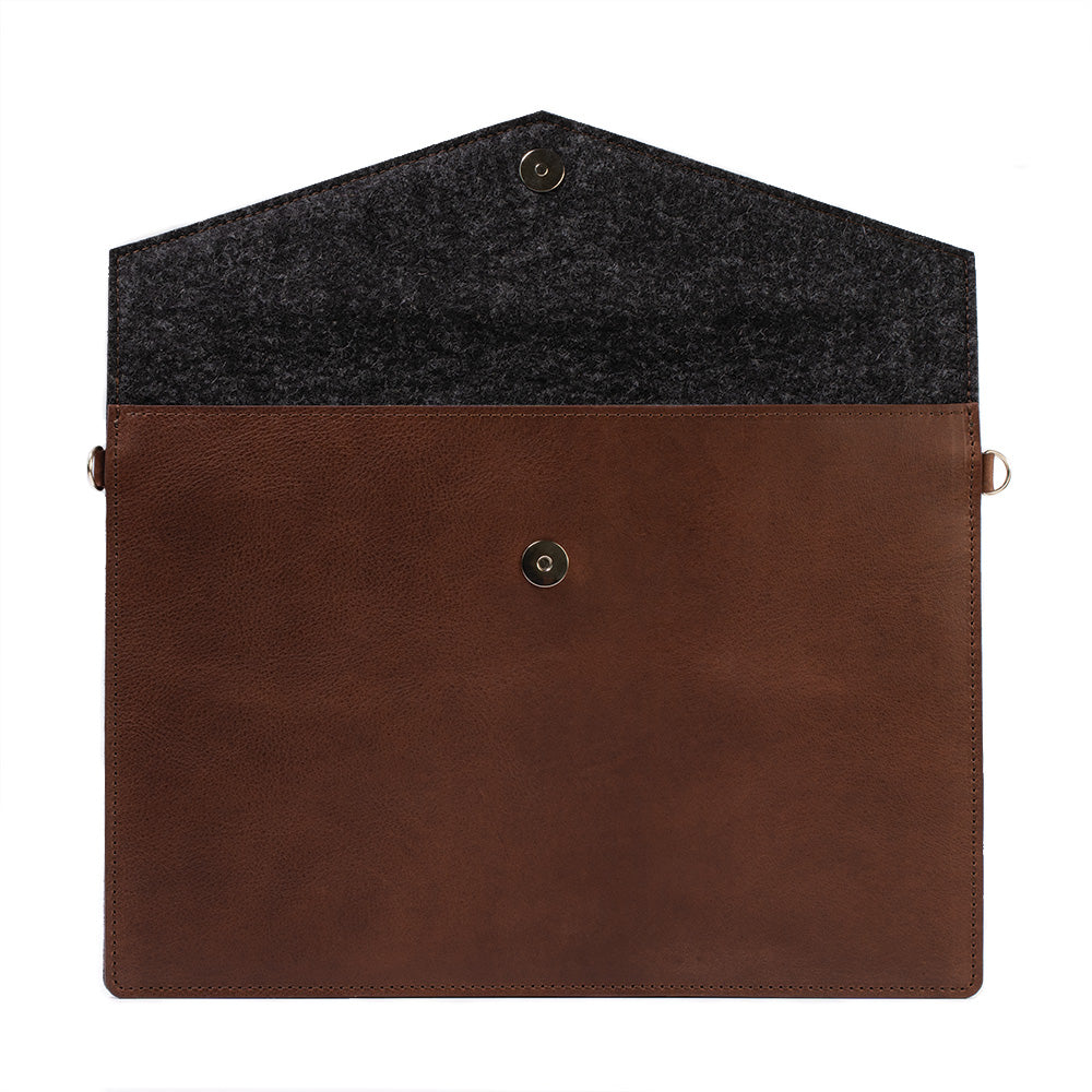 Leather Bag for iPad with adjustable strap-7