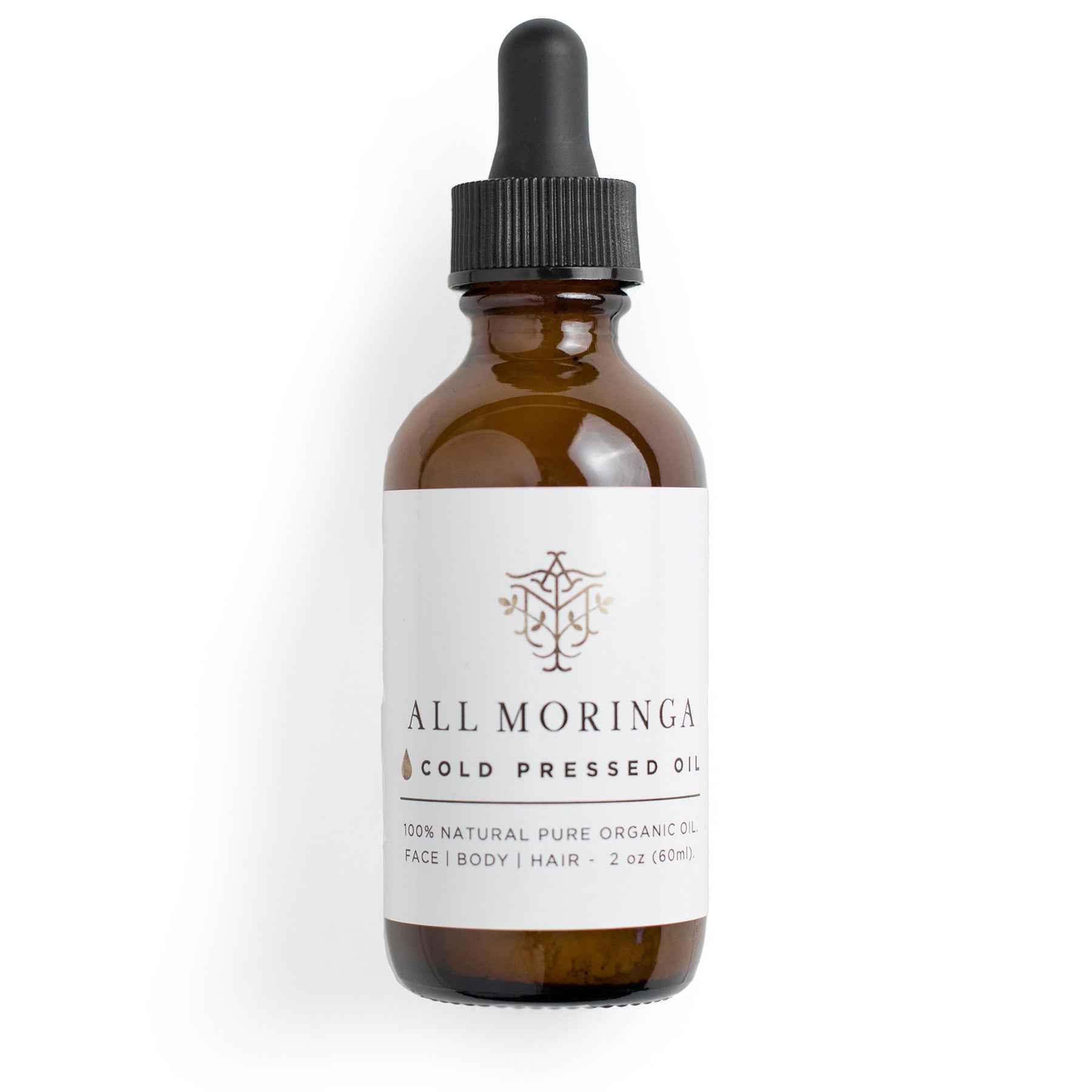 Premium Pure 100% All Natural Organic Moringa Oleifera Cold Press Seed Oil for Face,  Body, and Hair (All Skin Types)-0
