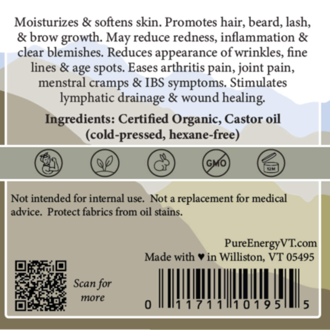 Castor Oil, Certified Organic, Cold Pressed, Hexane-Free-4
