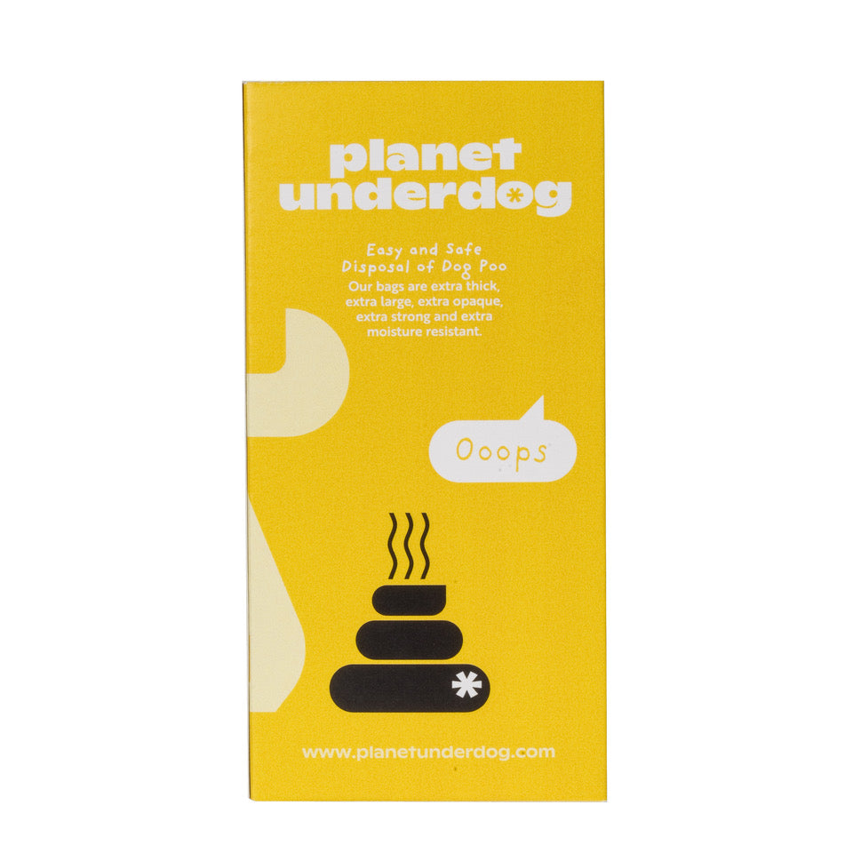120 Planet Underdog Compostable Dog Poop Bags - Yellow Box-3
