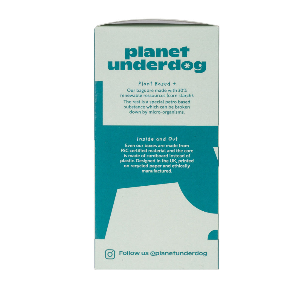 120 Planet Underdog Compostable Dog Poop Bags - Green Box-2