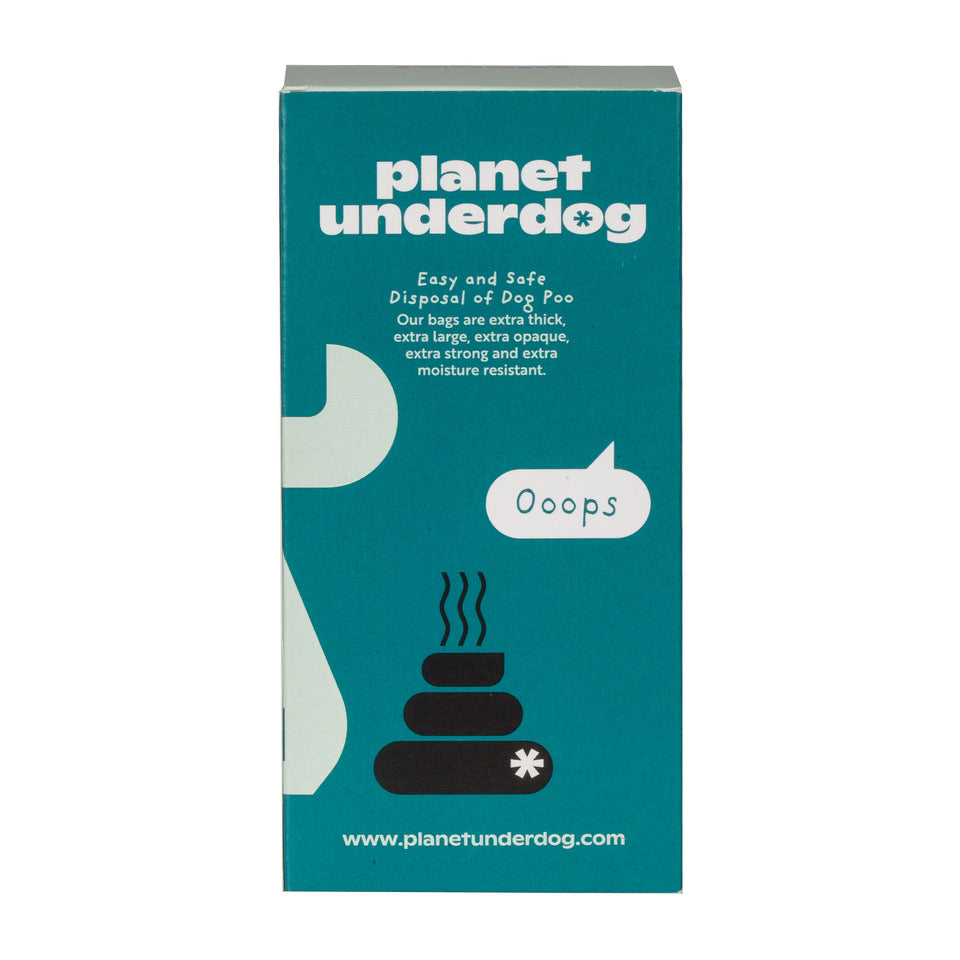 60 Planet Underdog Compostable Dog Poop Bags - Green Box-3