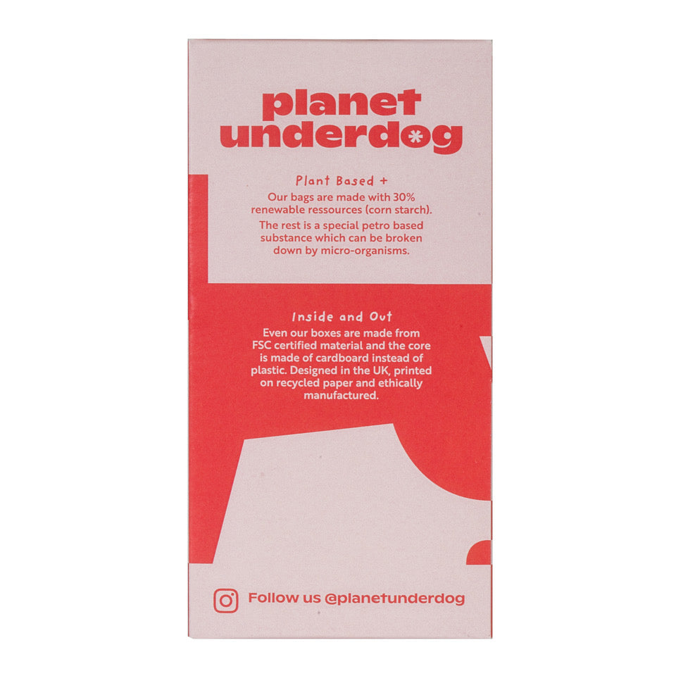 120 Planet Underdog Compostable Dog Poop Bags - Red Box-2