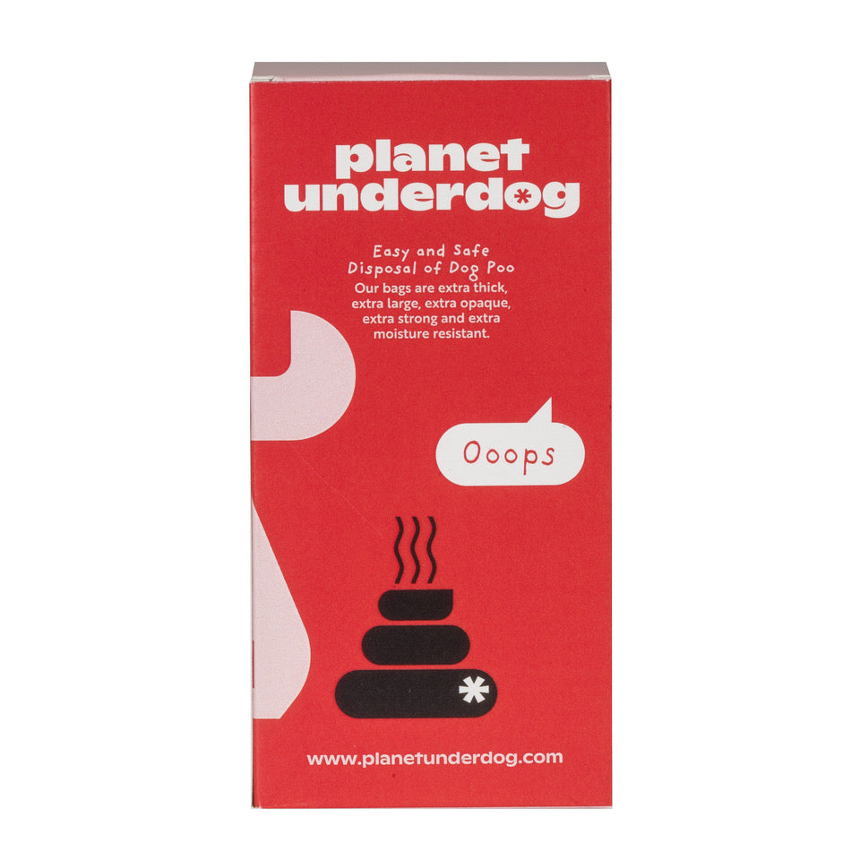 120 Planet Underdog Compostable Dog Poop Bags - Red Box-3