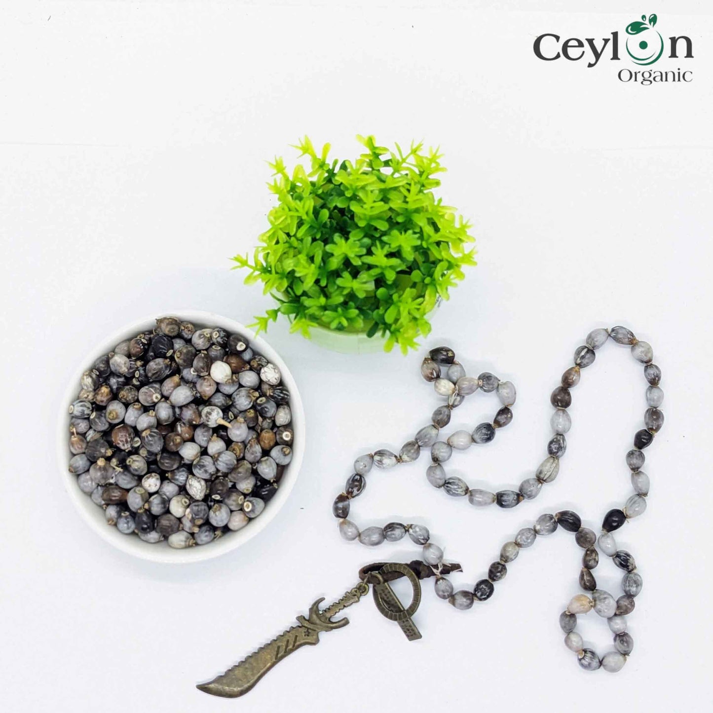 Job's tear beads 100% natural adlay millet Coix lacryma jobi Corn beads | Ceylon Organic-5