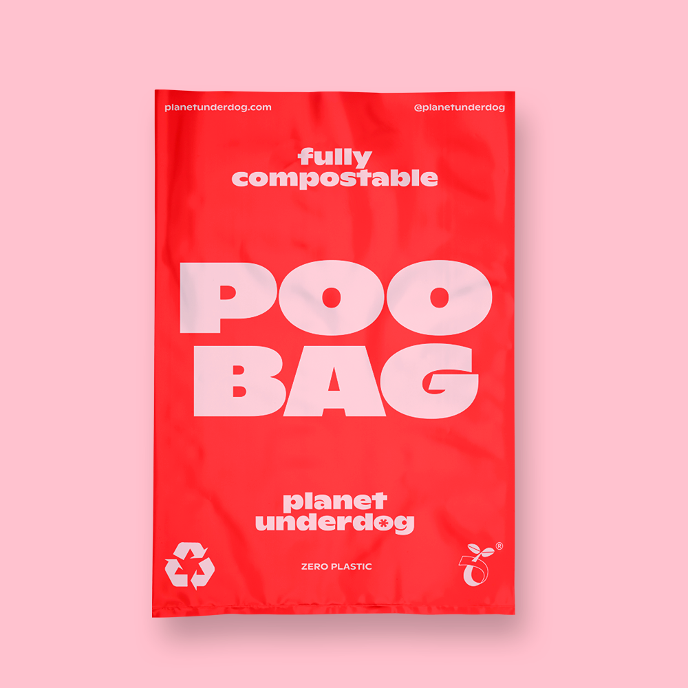 120 Planet Underdog Compostable Dog Poop Bags - Red Box-6