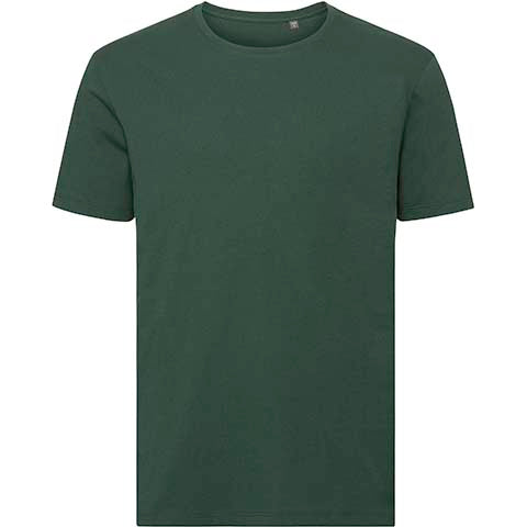 Russell Authentic Tee Pure Organic - Bottle Green-0
