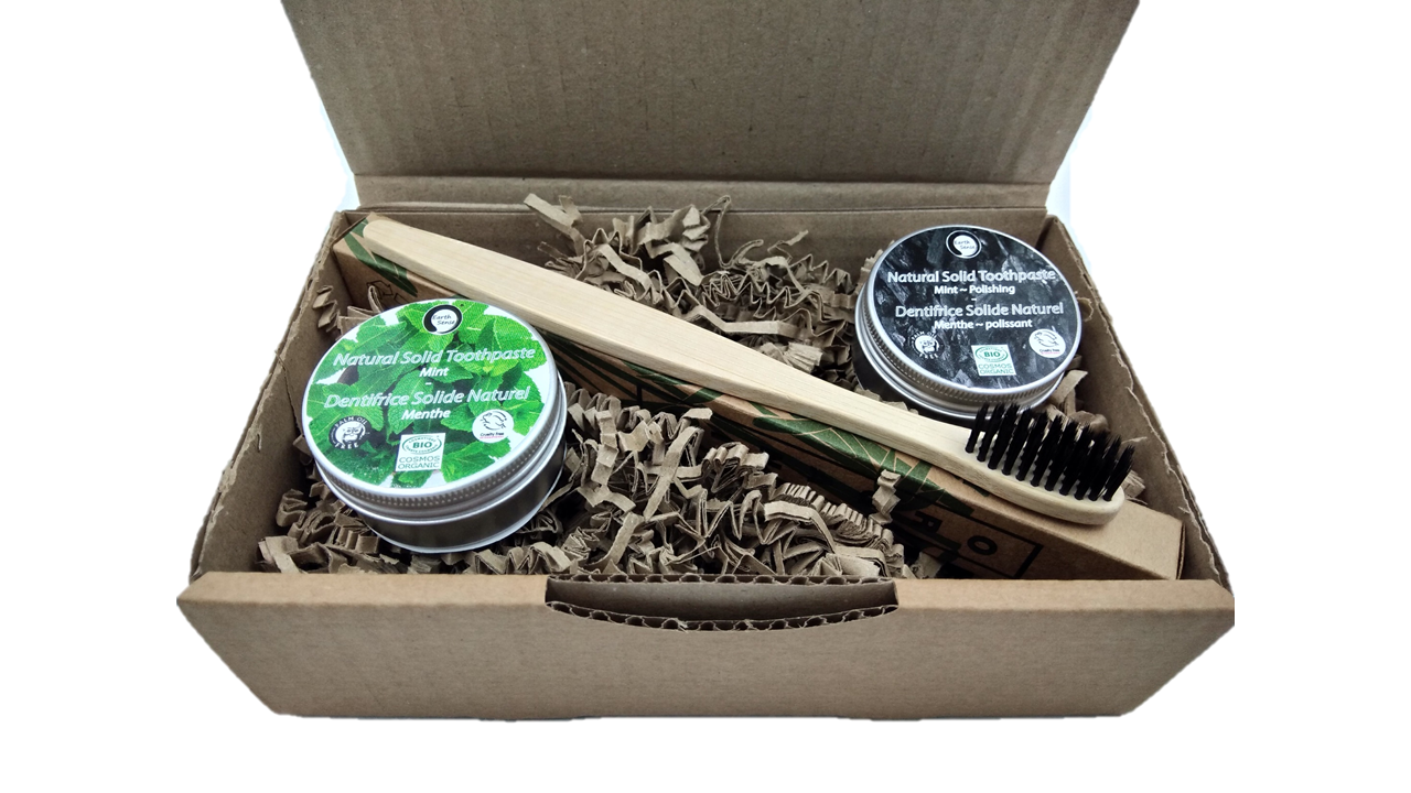 Natural Organic Certified Solid Toothpaste Gift Set-0
