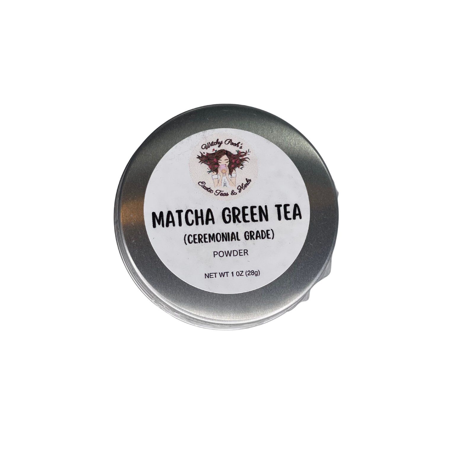 Witchy Pooh's Matcha Green Tea Powder, Ceremonial Grade, High Quality, Vibrate Green Color-5