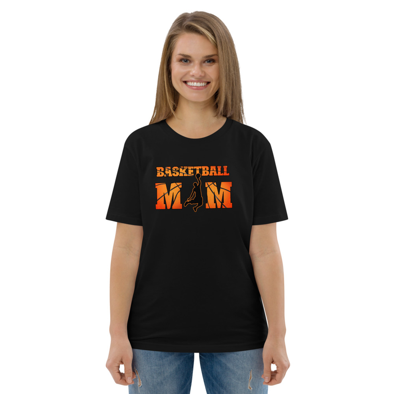 Basketball Mom Unisex Organic Cotton T-shirt-0